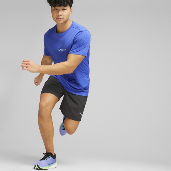 Футболка Puma RUN FAVORITE LOGO TEE 52338792 р.M блакитний