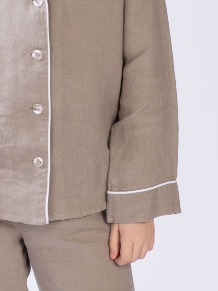 Пижама для девочек Эдельвика р.146 бежевый 374-22/00 