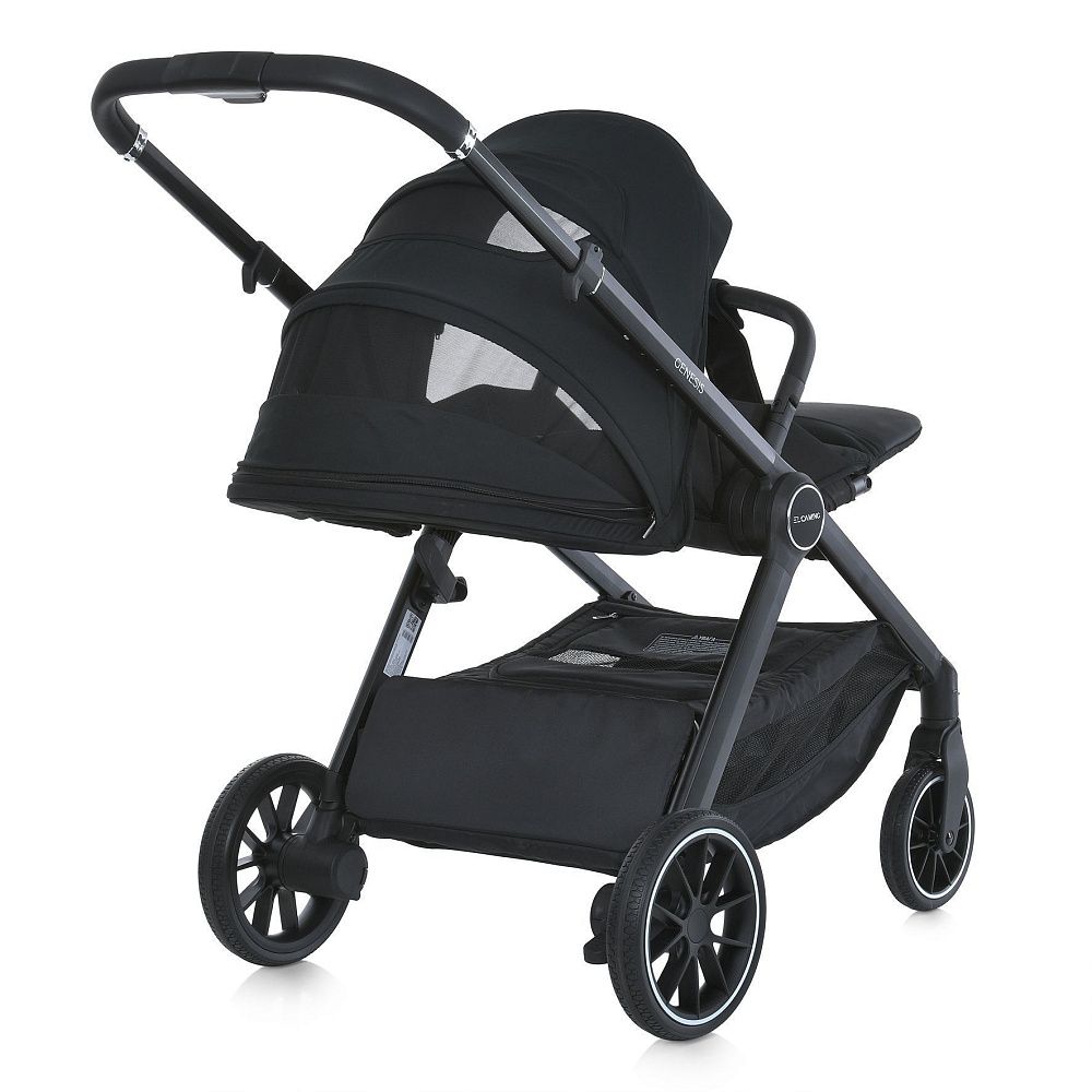 Коляска універсальна 2 в 1 El Camino ME 1126 GENESIS Jet Black