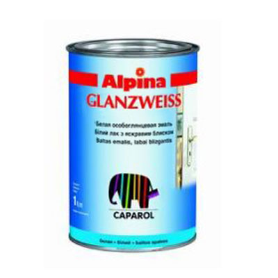 Емаль Alpina Glanzweiss біла 0.75 л