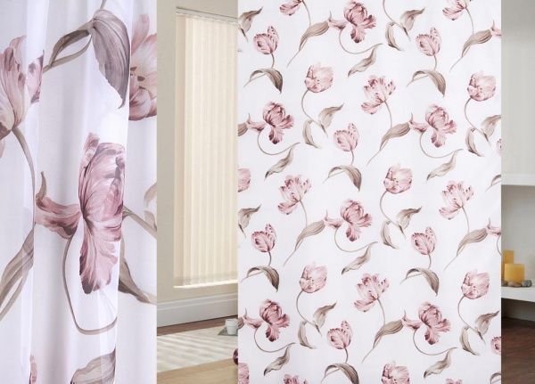 Ткань тюлевая 280 см вуаль тюльпан бежевый 