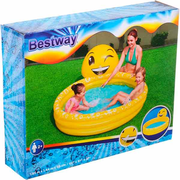 Басейн надувний Bestway Emoji 165х144х69 см