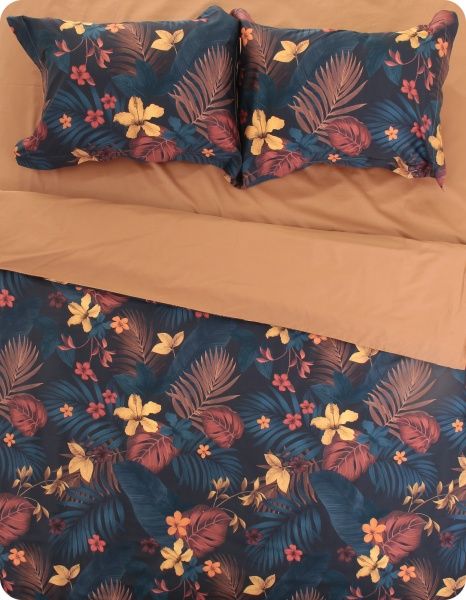 Комплект постільної білизни Night Flowers 2 різнокольоровий 