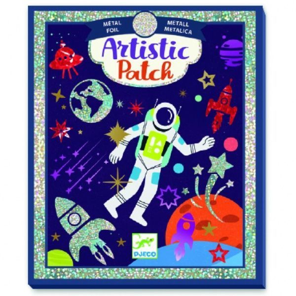 Набор для творчества Djeco патчи металлизированные Космос DJ09462