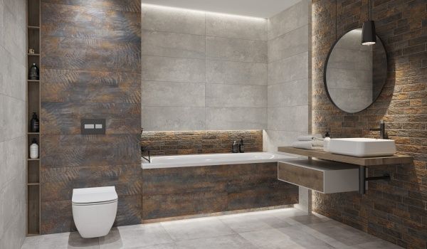 Плитка Ceramika Paradyz Alchemia Khaki Decor A 29,8х89,8 см 