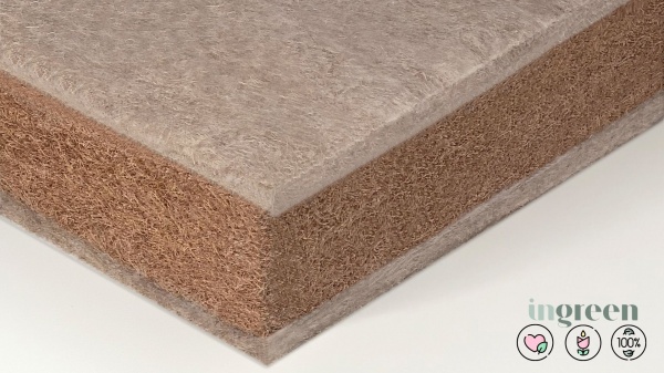 Матрац Кокос-льон InGreen 60х120х10 см натуральний 202009 