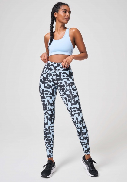 Лосины Casall ESSENTIAL TIGHTS PRINTED 21501-427 р.38 голубой