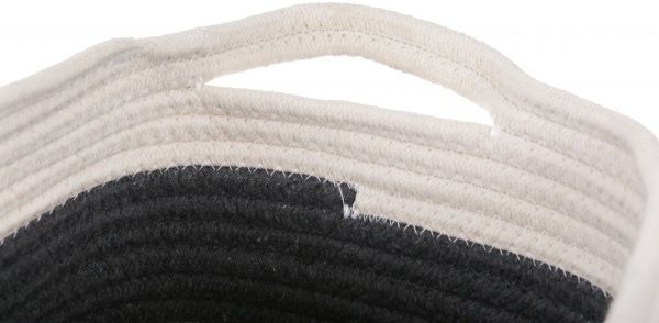 Кошик декоративний текстильний з ручками 40x25x23 см