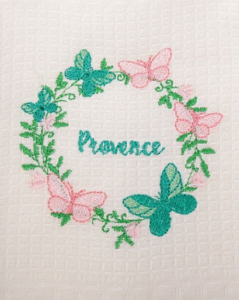 Набір рушників кухонних Прованс 2 45x60 см La Nuit бузковий із білим 