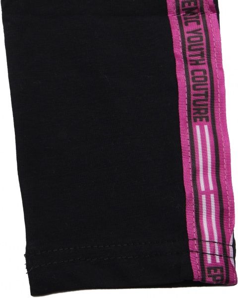 Леггинсы ALG для девочек 720761 р.134 черный с розовым 