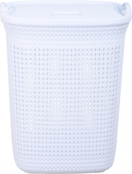 Кошик для білизни RIO KNIT 65 л 439х357х583 мм білий 