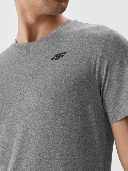 Футболка 4F TSHIRT FNK M449 4FAW23TFTSM449-27M р.S сірий