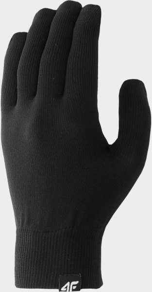 Рукавички 4F GLOVES CAS U049 4FAW23AGLOU049-20S р.S-M чорний
