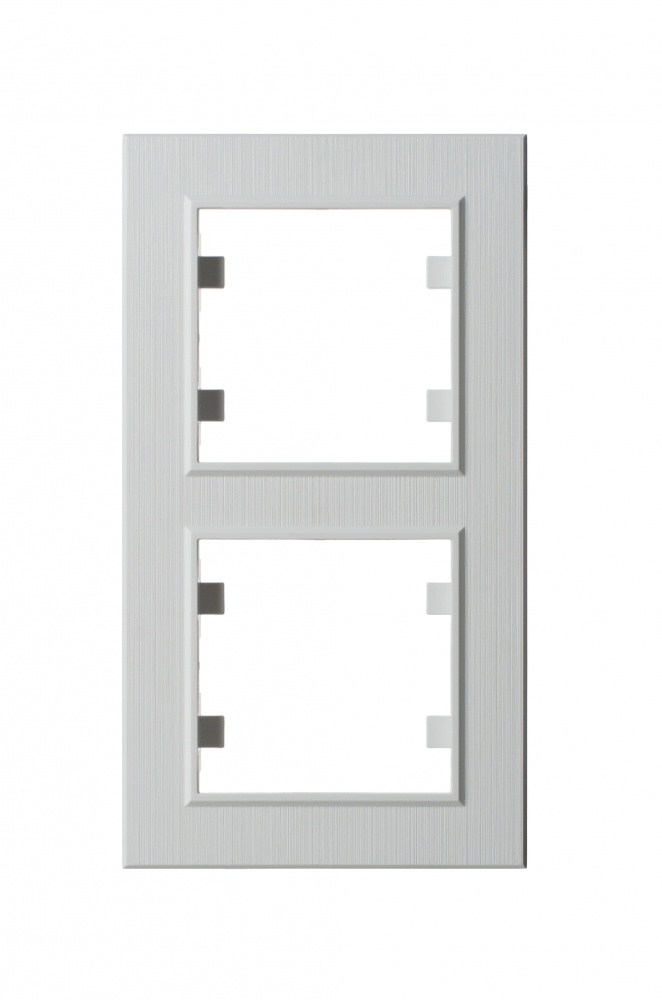 Рамка подвійна Makel Karea Line вертикальна білий 86001707