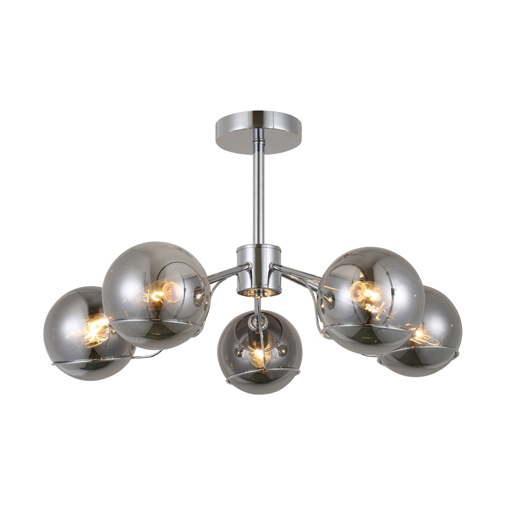 Люстра Miorro Filetto 580x330 мм 5xE14 хром 51-311-166