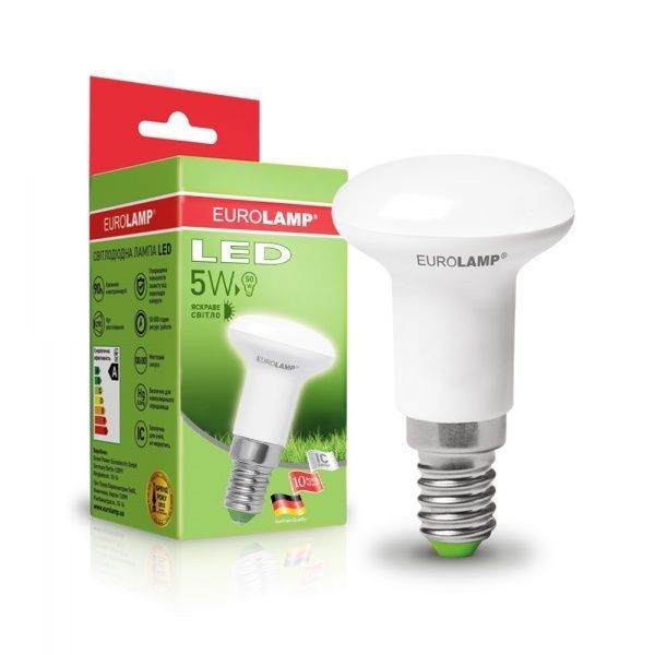 Лампа светодиодная Eurolamp 5 Вт R39 матовая E14 220 В 4000 К 