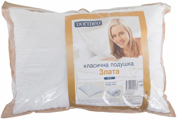 Подушка Злата Класична 50x70 см Dormeo