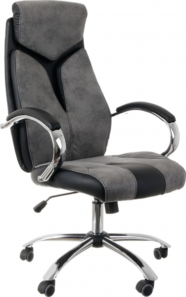 Крісло Шіплі NF-8932 чорно-сірий 