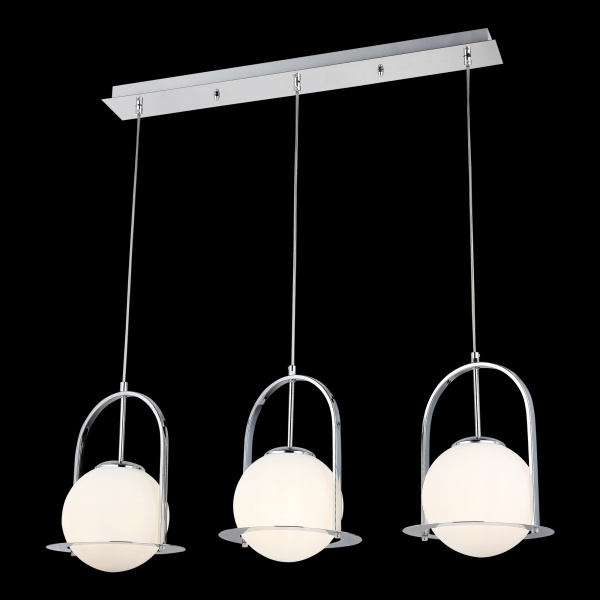 Люстра подвесная Vio Concept by LUCEA Lampon 3x40 Вт Е27 хром 1552-51-03-L 