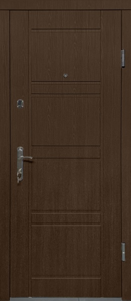 Двері вхідні Міністерство дверей Оптима 09 венге структурний 2050x960 мм праві