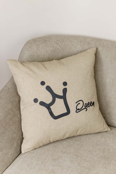 Подушка декоративная Queen Beige 45x45 см Прованс 