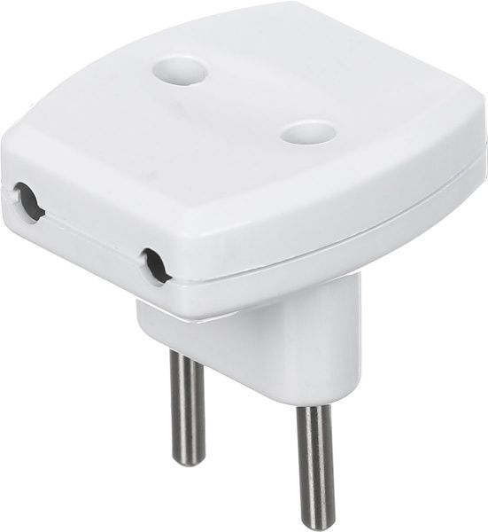 Тройник De-Pa без заземления 3 гн. белый 11106 WHITE 