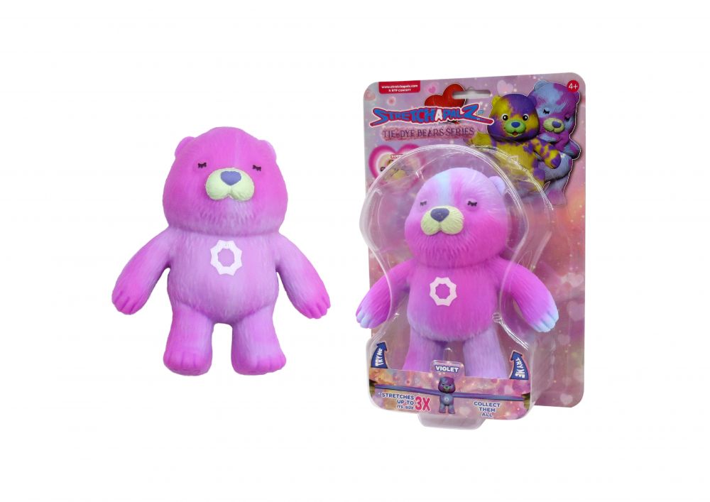 Игрушка-тянучка STRETCHAPALZ серия TIE DYE BEARS Тай-Дай Беас 14 см 988420