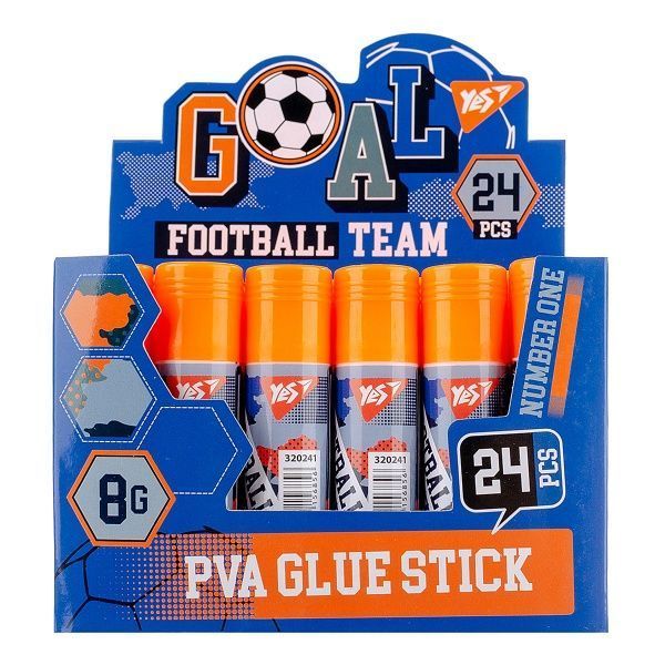 Клей-карандаш Football 8 г 320241 YES
