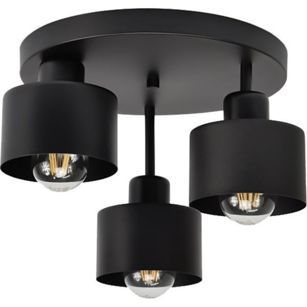 Люстра потолочная Hopfen 3x40 Вт E27 черный SD 3 LOFT 