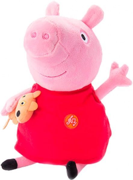 Мягкая игрушка Peppa Pig Пеппа с игрушкой со звуковым эффектом 30 см 30117