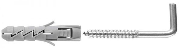 Дюбель 100 шт. 08 К/5,0х 50 Fix с крюком прямым Koelner