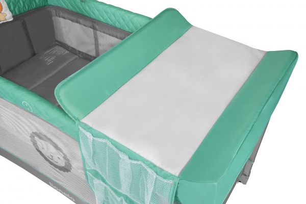 Манеж-ліжко Lionelo Flower turquoise LO.FL03