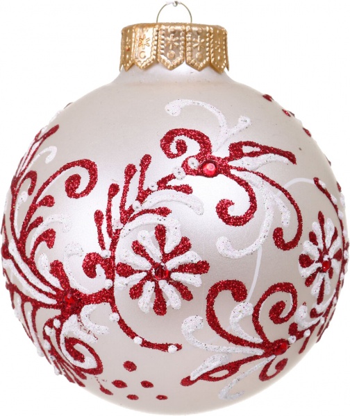 Куля новорічна Декор-престиж d 100 мм в асортименті