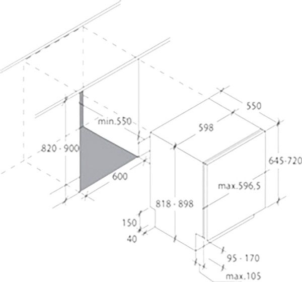 Встраиваемая посудомоечная машина Candy CDI 1L38/T
