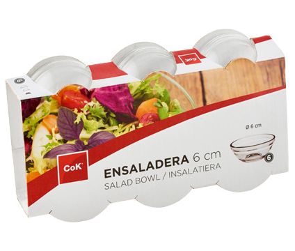 Набор салатников Сok Apil 9 cм 6 шт. 158-20032 Cegeco