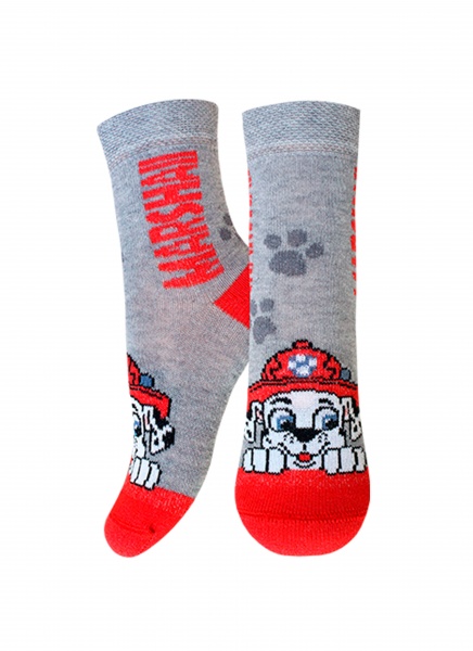 Носки унисекс Conte-Kids 3072 Paw Patrol (рисунок) 737 р.13-14 серый меланж 