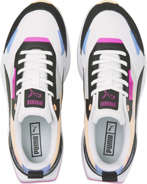 Кроссовки Puma Kosmo Rider Bright Wns 38485801 р.37,5 UK 4,5 бело-черный