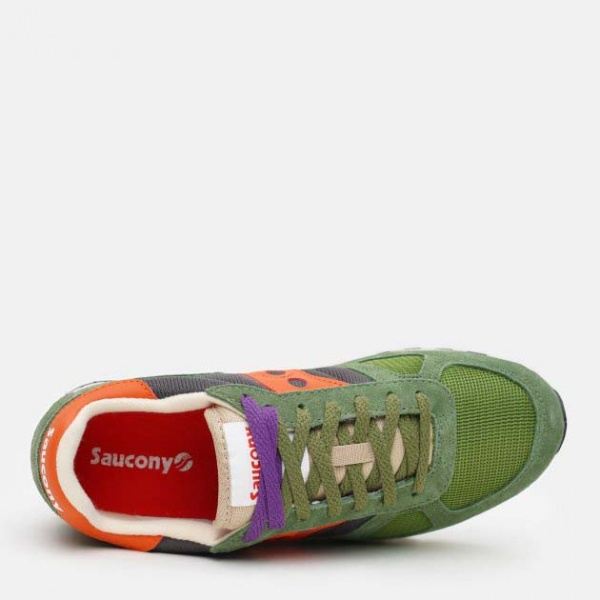 Кроссовки Saucony SHADOW ORIGINAL 2108-793s р.US 10,5 зеленый с оранжевым