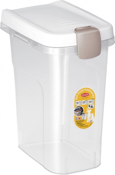 Контейнер Stefanplast 15 л 6 кг 33х22х41 см белый/прозрачный