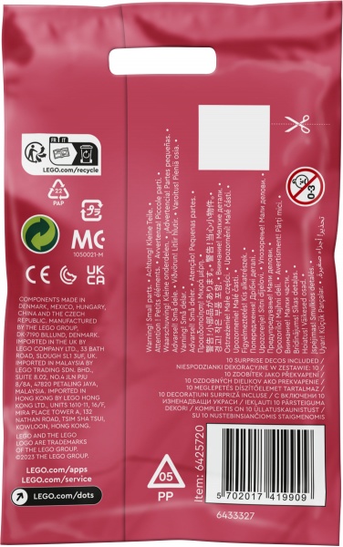 Конструктор LEGO DOTS DOTS: додаткова серія 8. Блиск і сяяння 41803