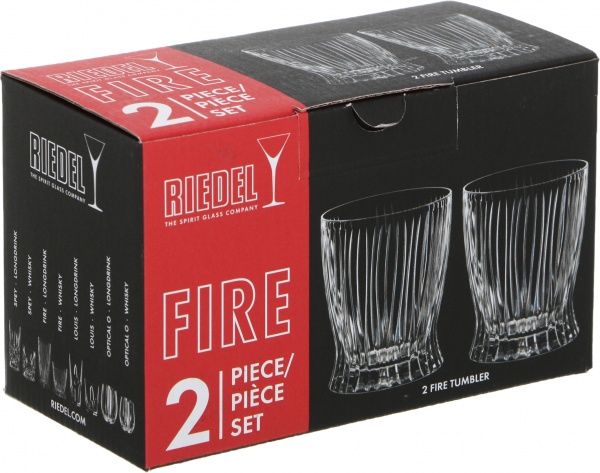 Набор стаканов для виски Fire Tumbler 295 мл 2 шт. Riedel
