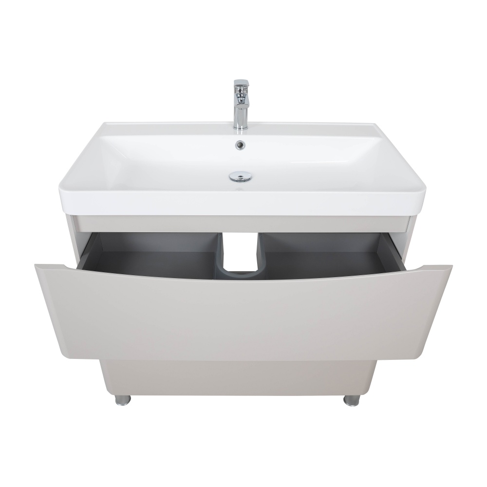 Тумба на ножках Aqua Rodos Vista Kashemir с умывальником Deep 90 см