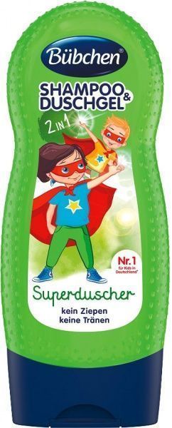 Шампунь-гель для душа Bubchen Супергерой 230 мл