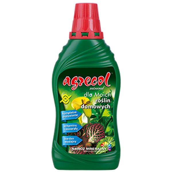 Добриво Agrecol для кімнатних рослин 1 л