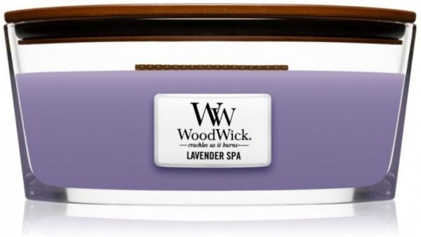 Свеча ароматическая Woodwick Medium Lavender Spa 275г 