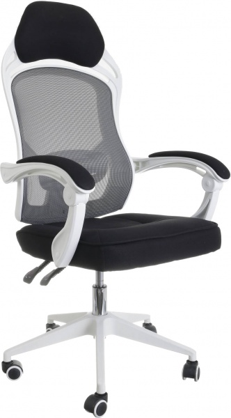 Кресло Лидс XH-6151 черно-белый 