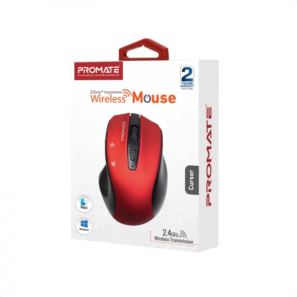 Миша Promate Cursor Wireless Red 