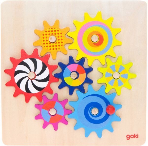 Игра-головоломка GoKi Познавательные шестеренки 58530