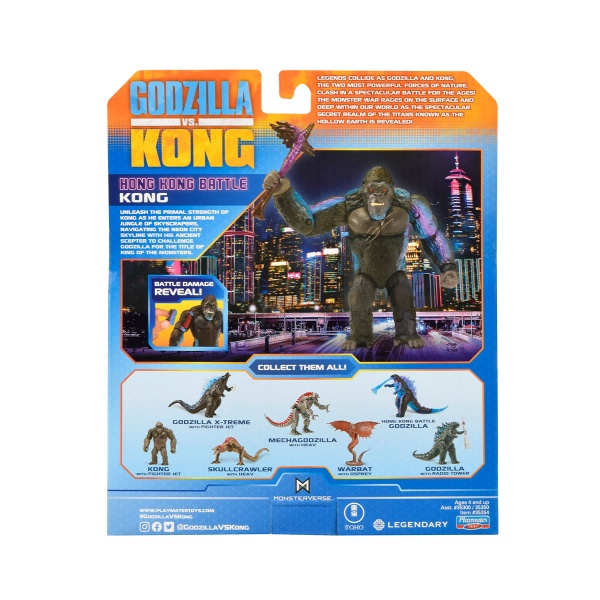 Фигурка GODZILLA VS. KONG Конг с боевыми ранами и топором 35354 