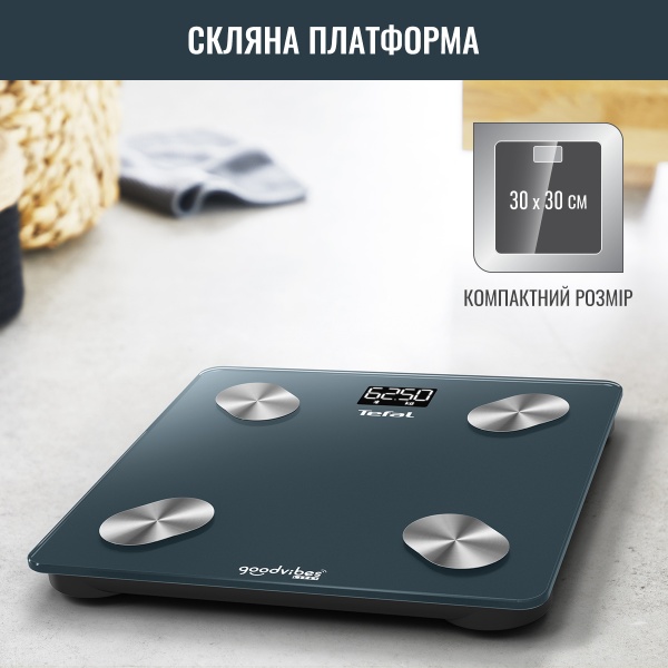 Весы настольные Tefal GOODVIBES LIFE + BM9620S1